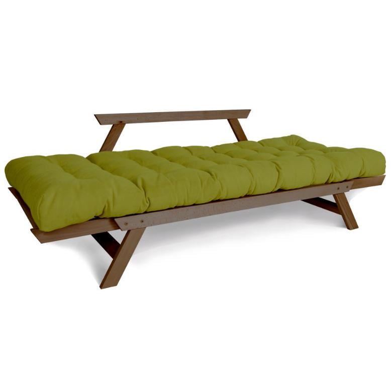 Диван-футон раскладной Woodman Allegro из массива дерева Ореховый/Зеленый - фото 3 Диван-футон раскладной Woodman Allegro из массива дерева Ореховый/Зеленый - фото 3