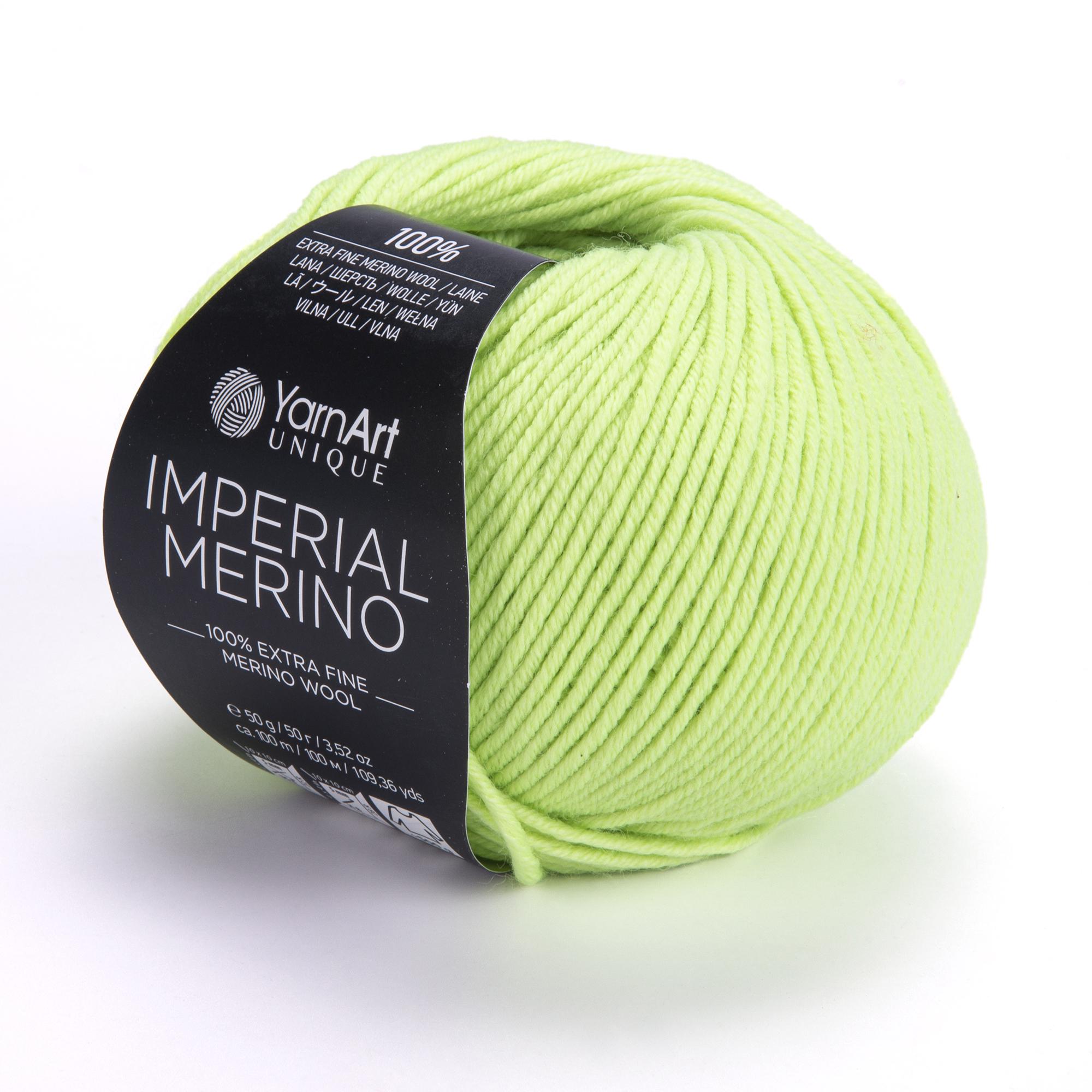 Пряжа YarnArt Imperial Merino 3330 Салатовый (6252)