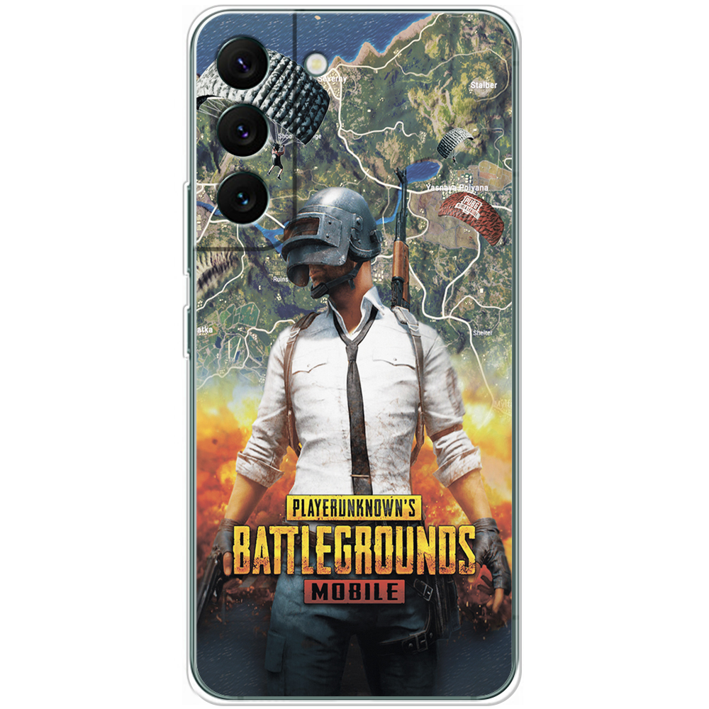 Чехол BoxFace Samsung Galaxy S22 (S901) PUBG Mobile Прозрачный силикон (44180-up2309-44180)