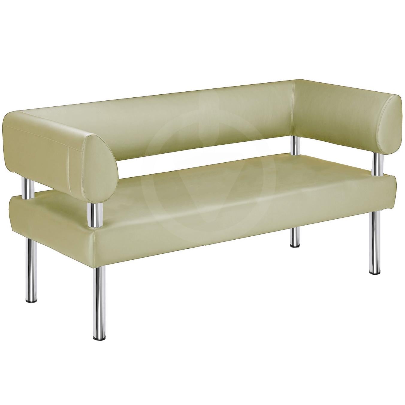 Диван офисный AVVS tech с подлокотниками для ожидания/приемной 200 см Светло-оливковый (podlokotnik-75x200-lol)