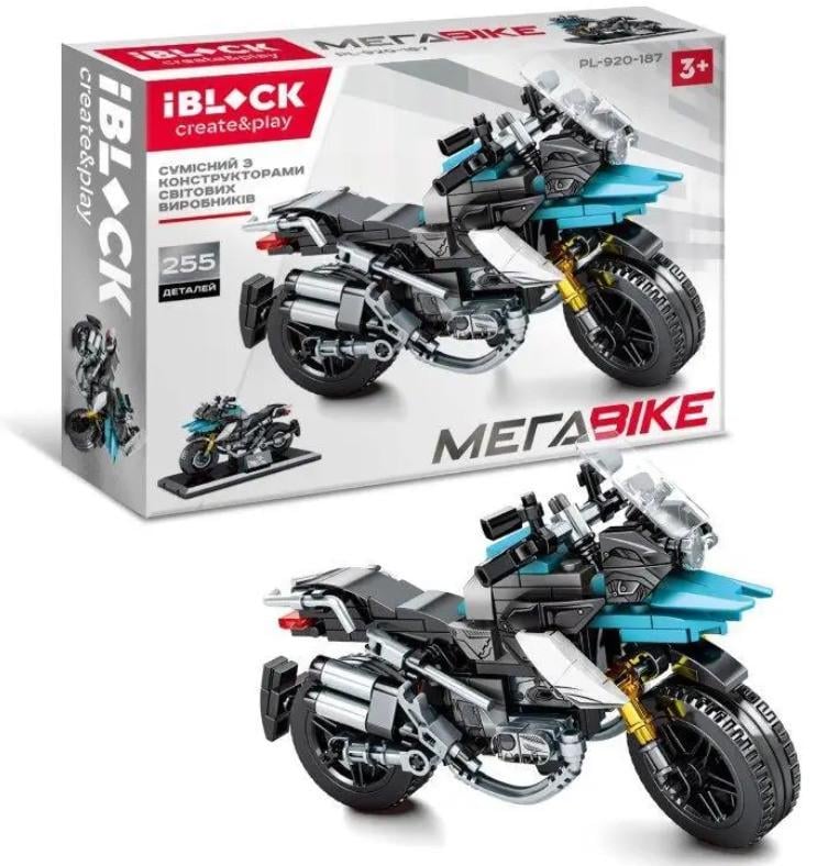 Конструктор Iblock Мегабайк 255 дет.
