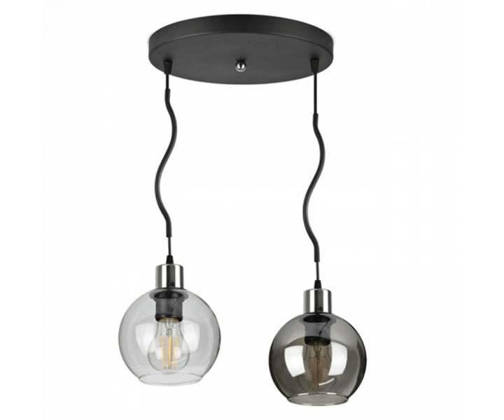 Подвесной светильник Laine 2 Mix Smoky/Clear (PL-0003545 G/MIX Clear/Smoky)