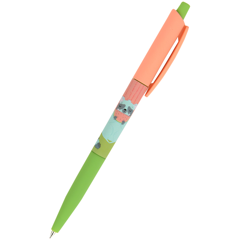 Набор ручек шариковых Racoon автоматические 24 шт. Синий (AB1090-29-A 4063276136404)