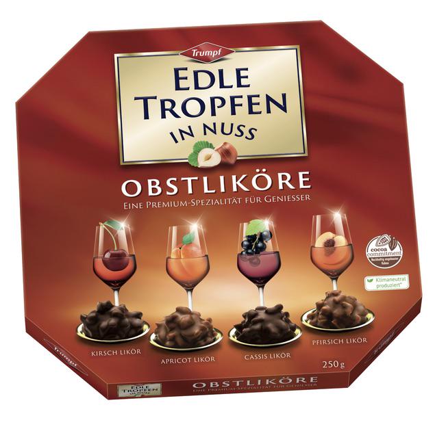 Конфеты Trumpf Edle Tropfen in Nuss Klassische Brande 250 г (24039475)
