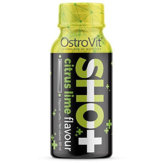 Комплекс до тренування OstroVit Shot+ 60 мл 2 порций Citrus Lime