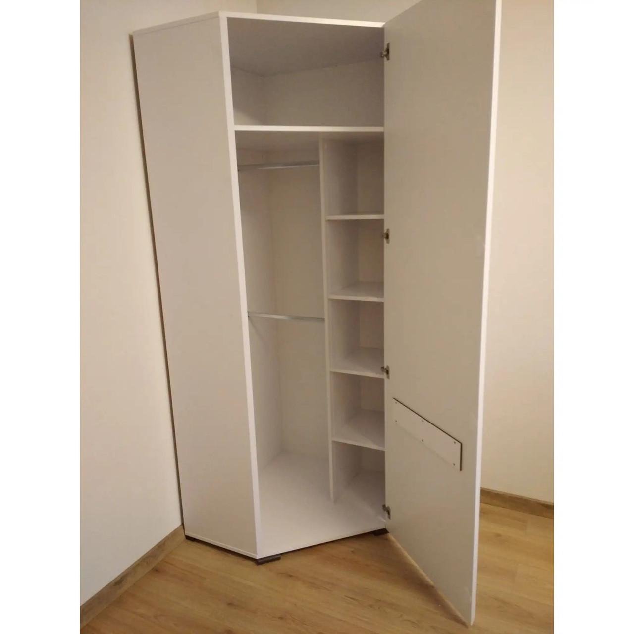 Шафа кутова ВМК Ацтека SZFN1D/21/10 Білий/Білий глянець (GRB-1651) - фото 4 Шафа кутова ВМК Ацтека SZFN1D/21/10 Білий/Білий глянець (GRB-1651) - фото 4