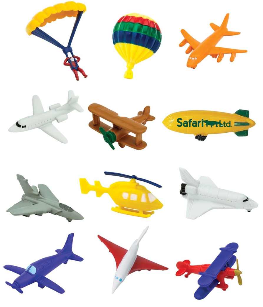 Набор фигурок Safari Ltd Воздушный транспорт в тубусе (23332735)