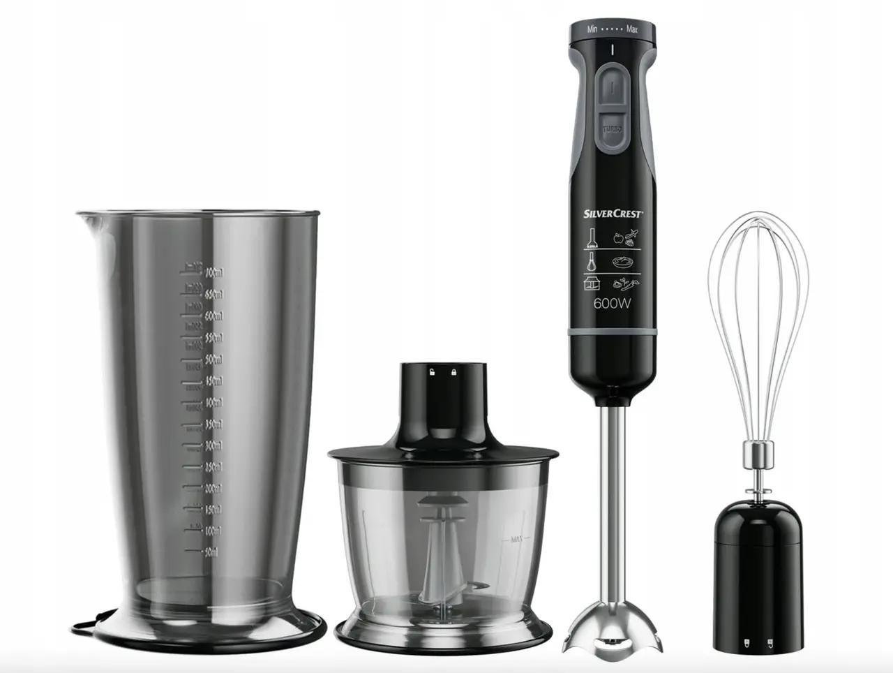 Блендер Silver Crest SSMS 600 D4 3в1 600 Вт Black (100415)