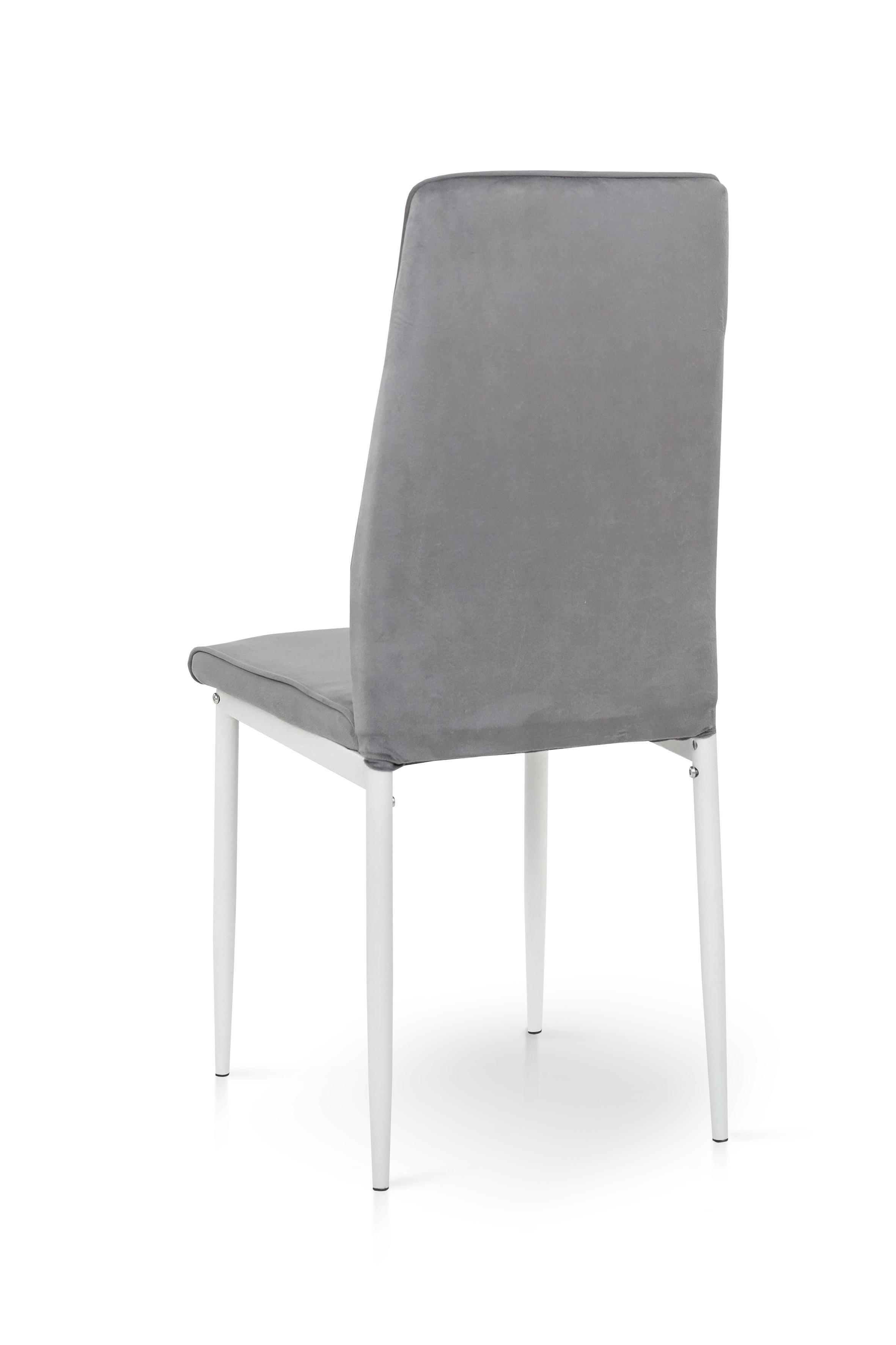 Стул для кухни и гостиной ГРЕЙС Рич 410х970х400 мм Белый/Серый (GAА0058024) - фото 2 Стул для кухни и гостиной ГРЕЙС Рич 410х970х400 мм Белый/Серый (GAА0058024) - фото 2