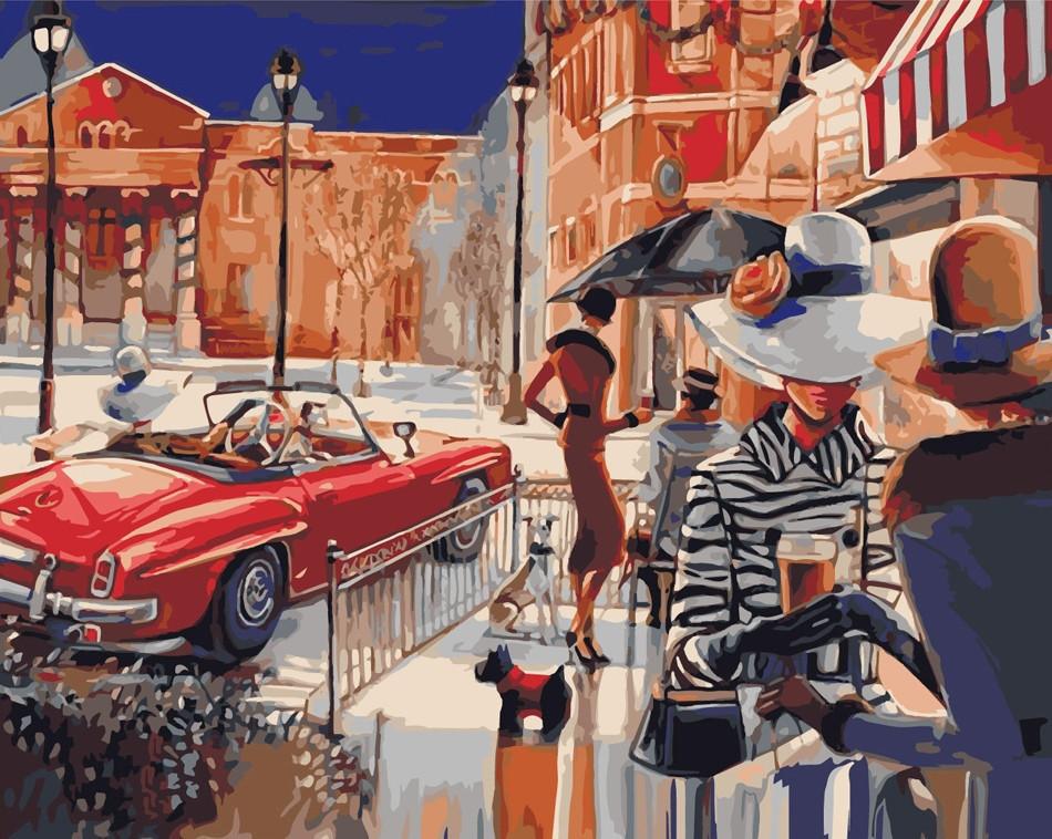 Картина по номерам Идейка Городской гламур 40x50 см (skl-КНО2121)