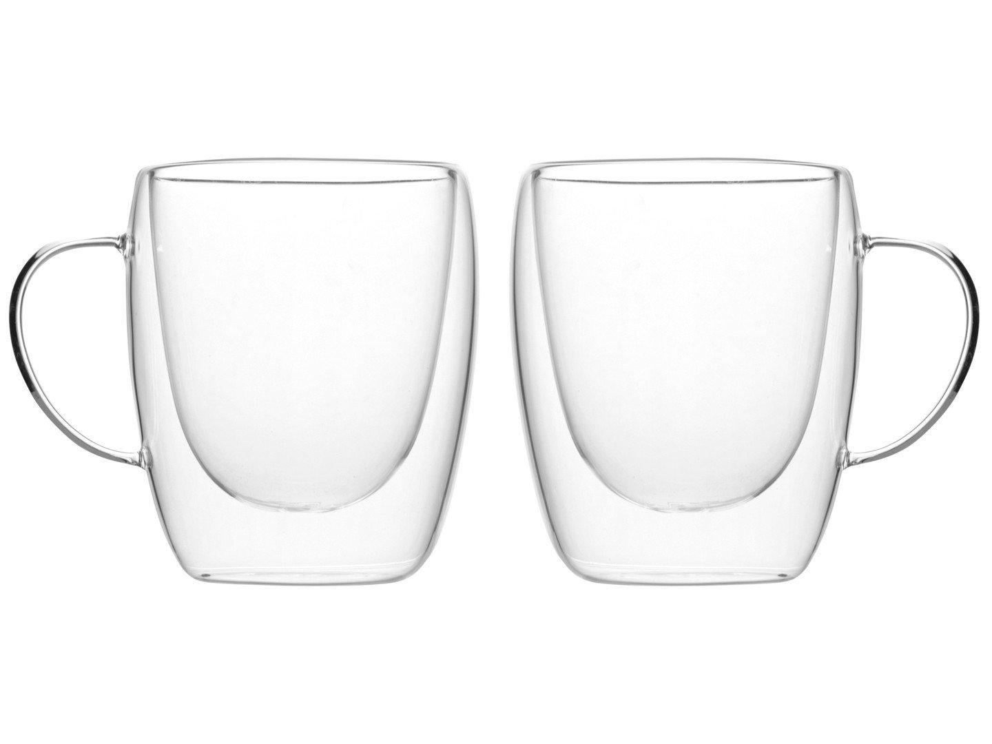 Набор чашек Ardesto двойной стекло 310 мл (2 шт.) AR2631GH (45216)