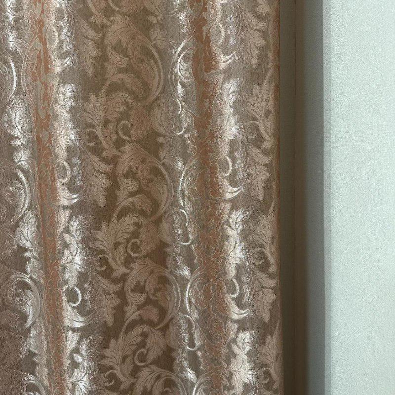 Шторы Севилья жаккардовые 1,5х2,7 м 2 шт. Пудровый - фото 5 Шторы Севилья жаккардовые 1,5х2,7 м 2 шт. Пудровый - фото 5