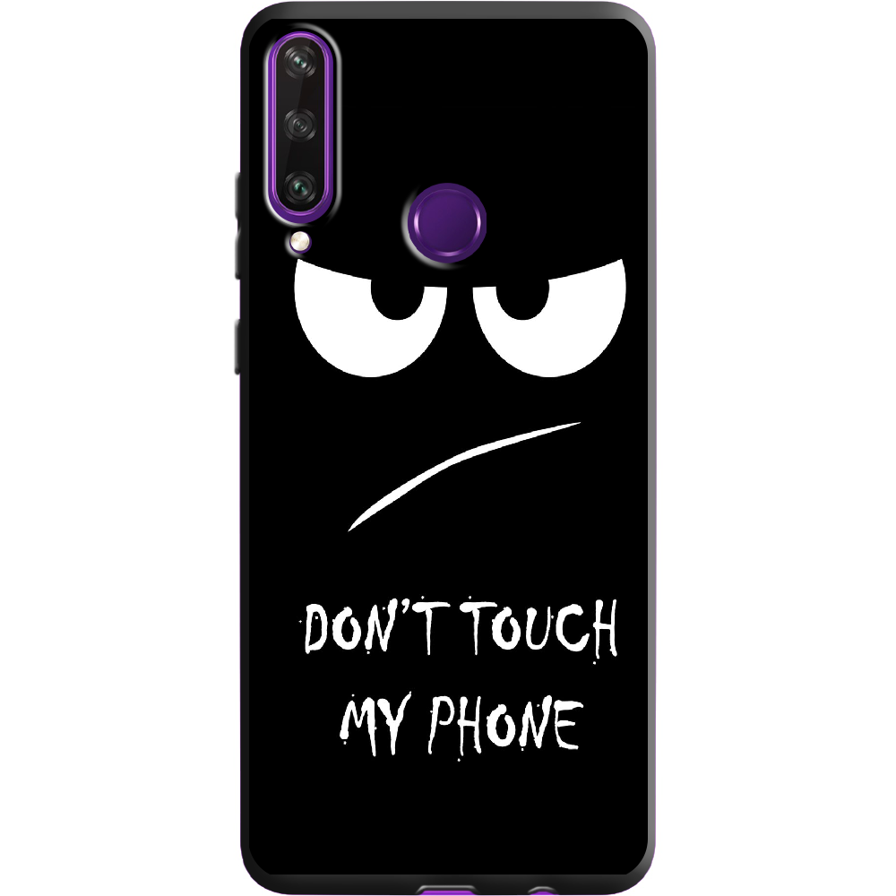 Чехол Boxface Huawei Y6p Don't Touch my Phone Черный силикон (40017-up535-40308) - фото 1