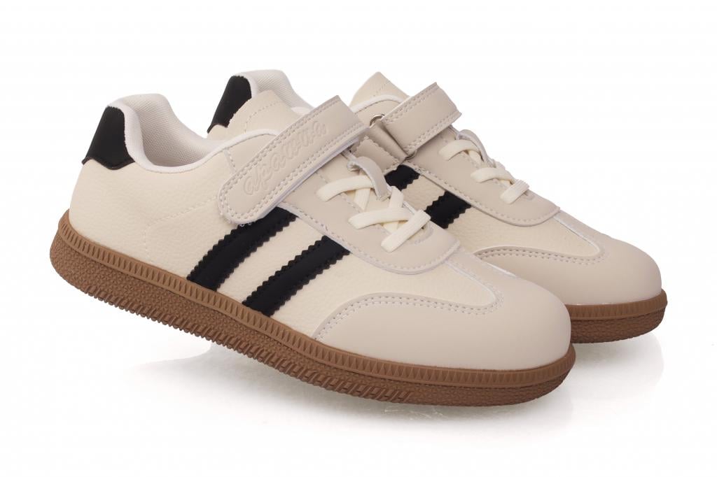 Кроссовки для мальчиков 5054 в сетку р. 37 Бежевый