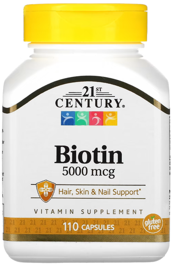 Біотин 21st Century Biotin 5000 мкг 110 капсул