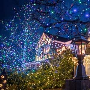 Гірлянда-нитка світлодіодна Крапля роси 10 м 100 LED на батарейках/USB 220В Різнокольоровий - фото 6 Гірлянда-нитка світлодіодна Крапля роси 10 м 100 LED на батарейках/USB 220В Різнокольоровий - фото 6