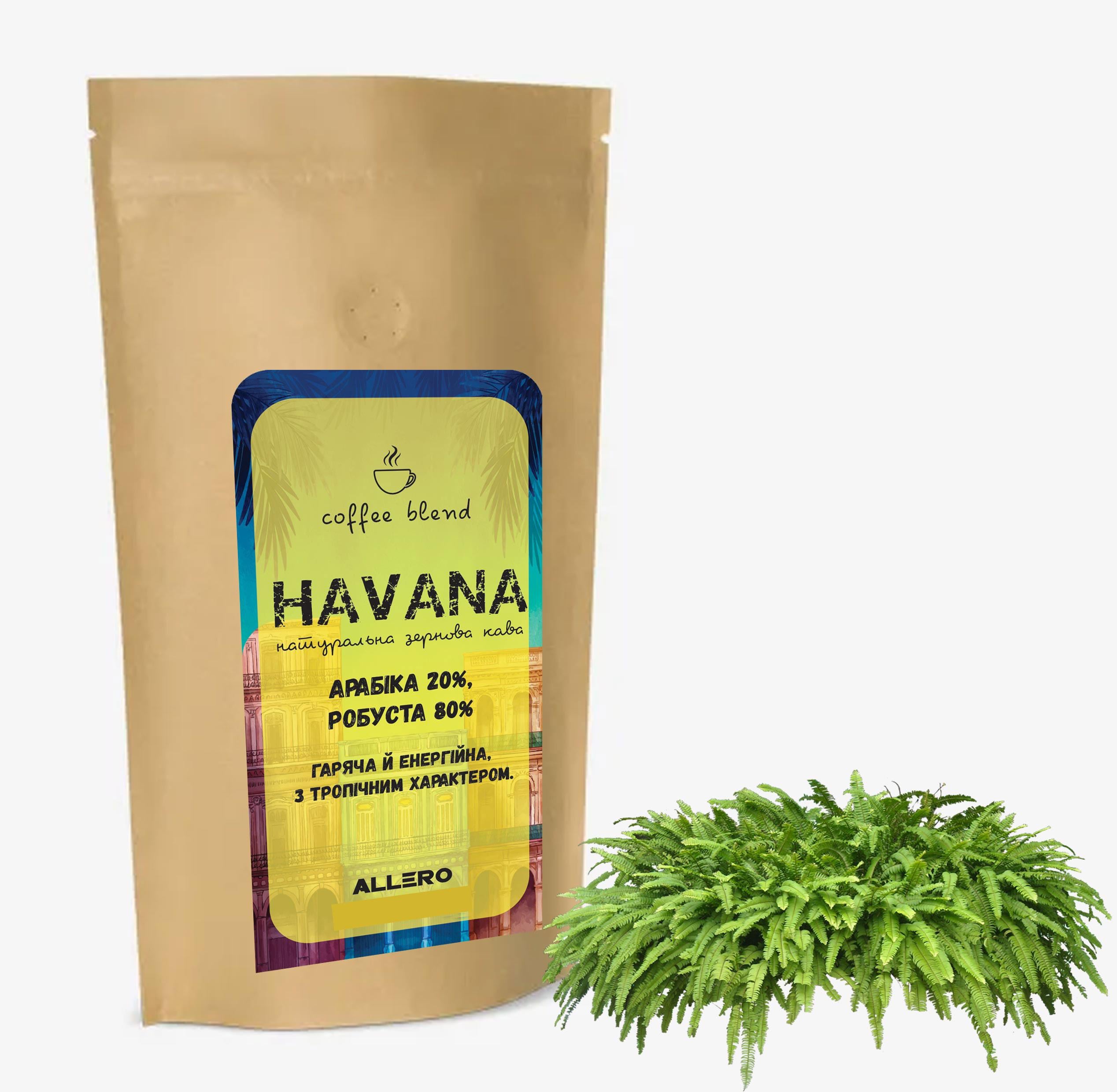 Кава Гавана бленд арабіка 20%/робуста 80% 100 г (0002080-0)