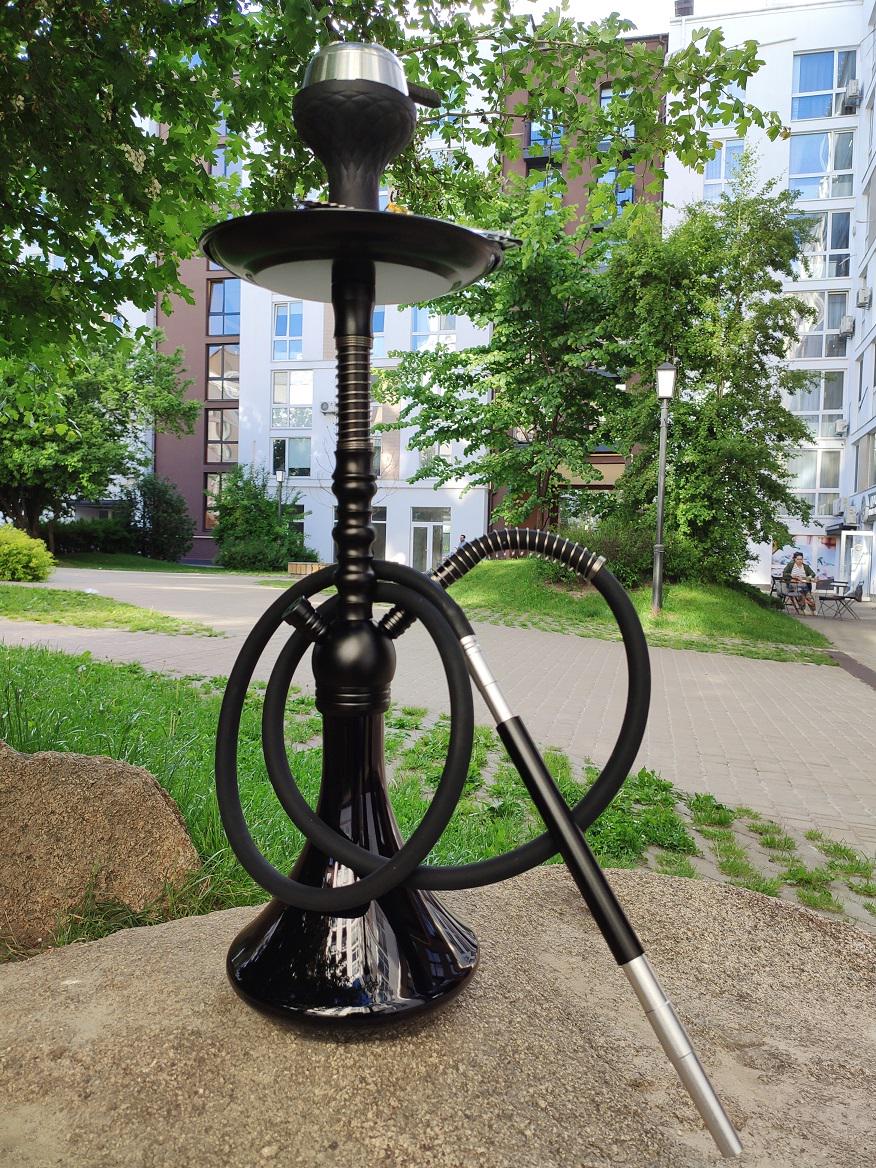 Кальян Hookah Infinity 208 Aswad Plus 64 см на 1 персону Black