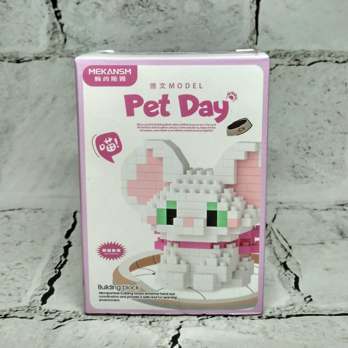 Конструктор блоковый детский Pet day фигурка Котик Кинкалоу (K220)