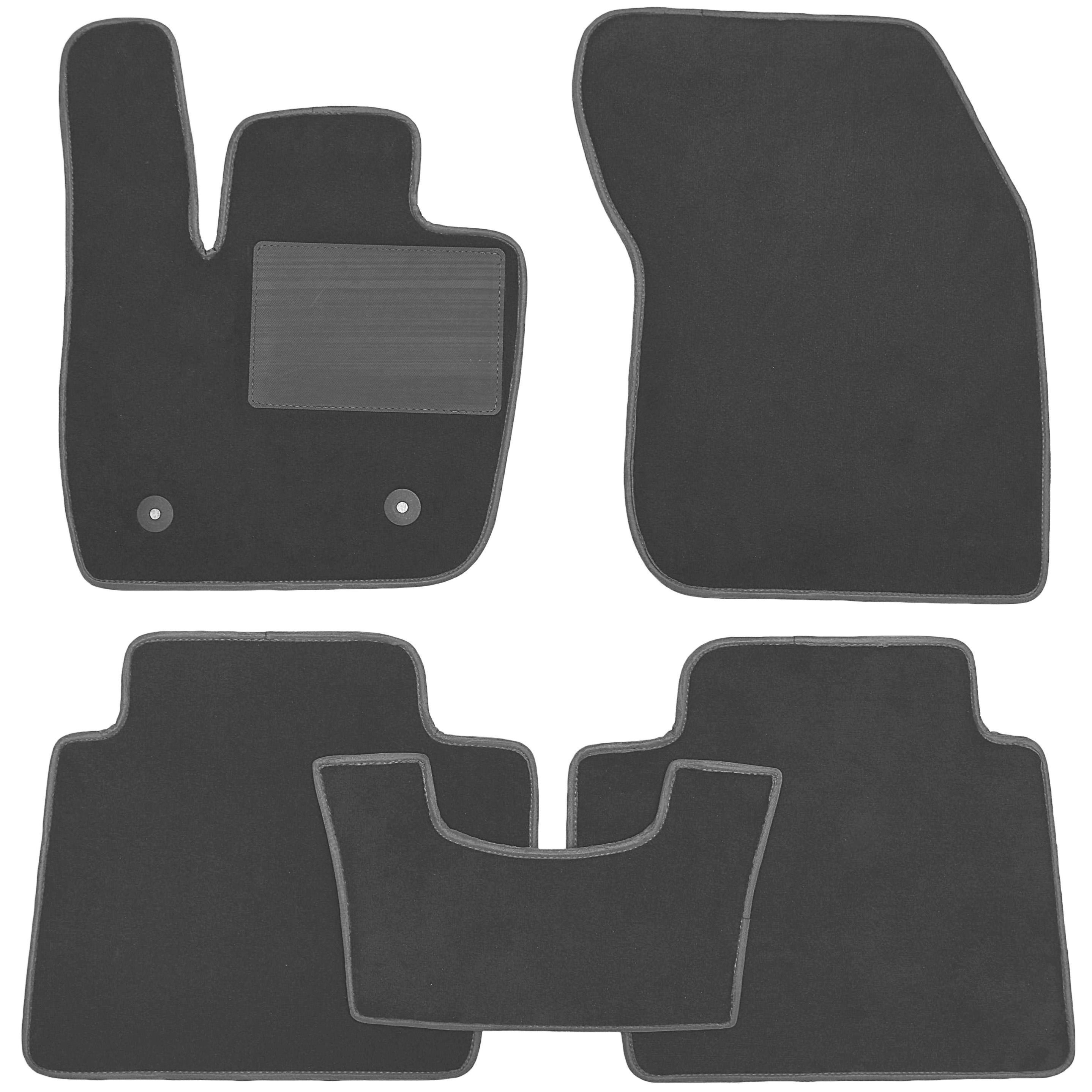 Коврики в салон для Lincoln MKZ '12-17 текстильные Серый (243418)