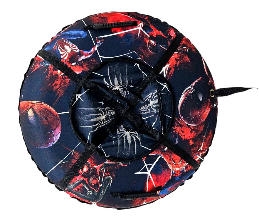 Тюбінг надувний TAKE&RIDE Spider-Man Людина-Павук з камерою 100 см Тюбінг надувний TAKE&RIDE Spider-Man Людина-Павук з камерою 100 см