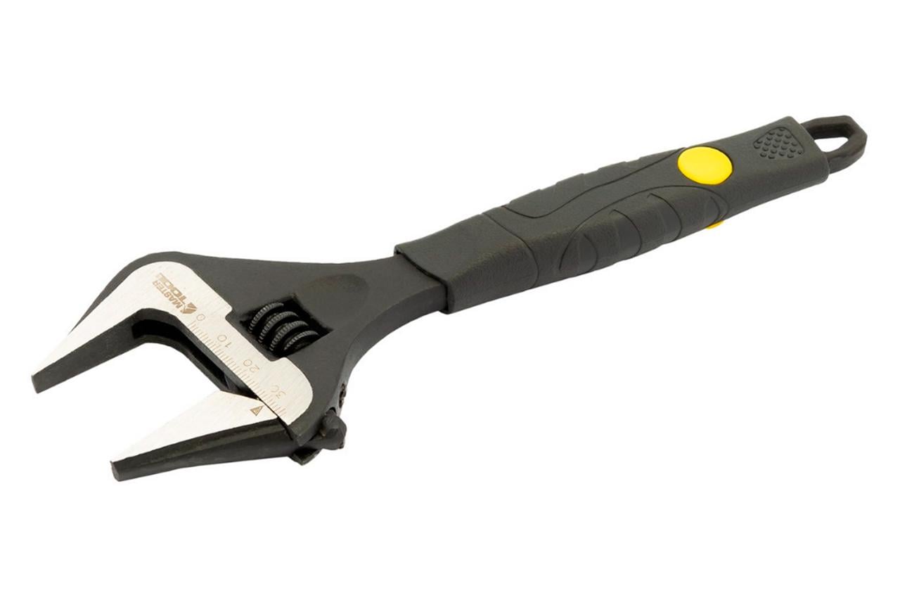 Ключ розвідний Mastertool 200 мм 0-38 мм розширений захоплення (76-0322)