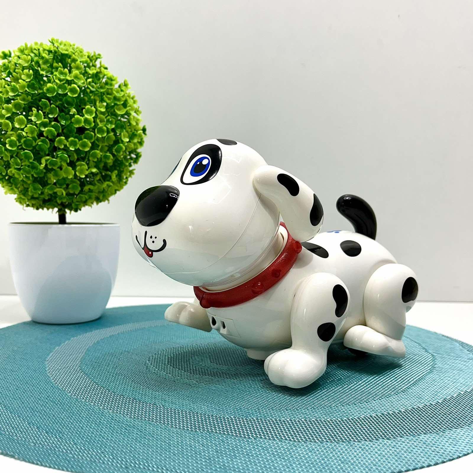 Інтерактивна собачка на батарейках TK Group українська озвучка рухається/сенсорні датчики/пісні/казки та фрази Білий (TK - 64633)