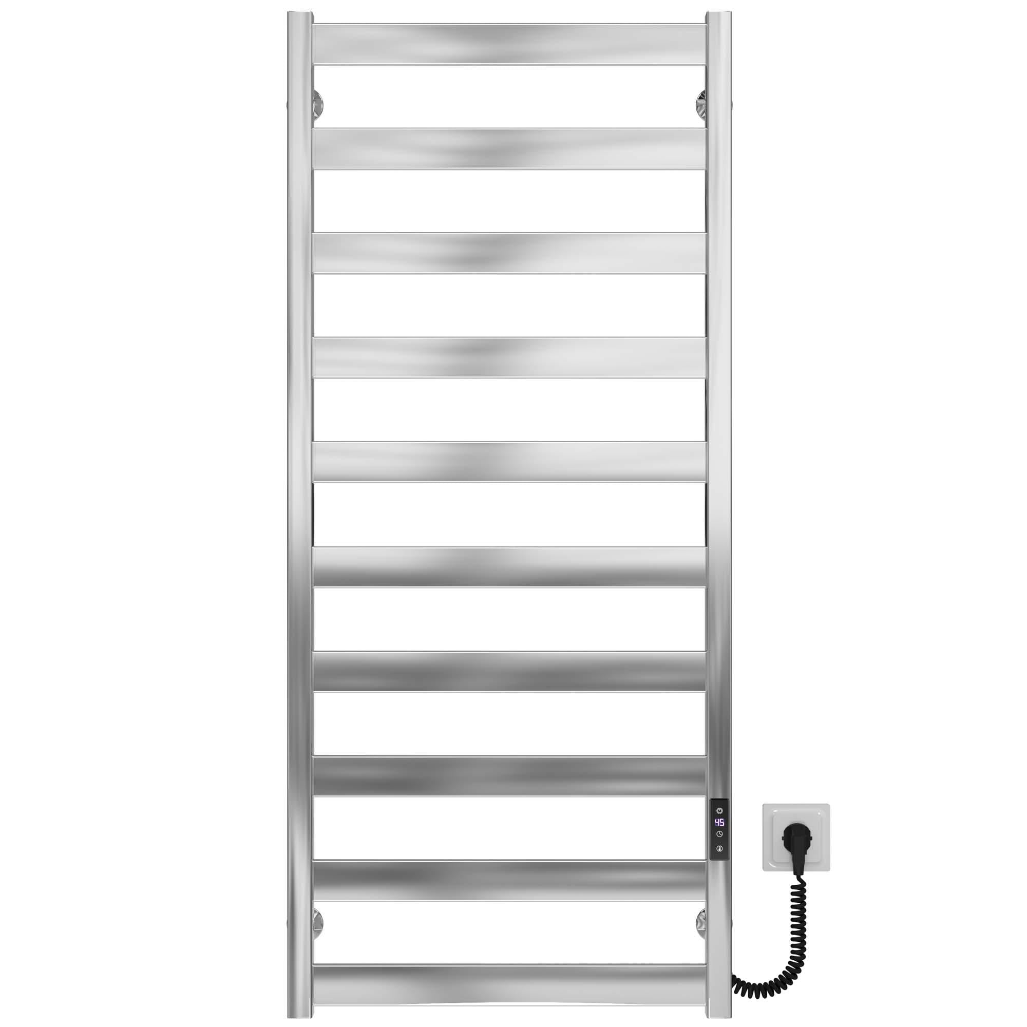 Полотенцесушитель электрический Deffi Silvia П10 JD04 правое подключение нержавеющая сталь 500х1200 E мм Хром (A.SV.120.50.10.E.C.R.2)