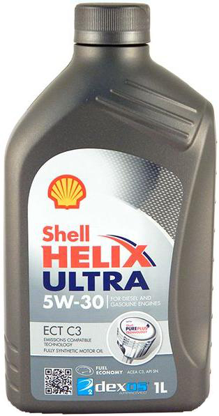 Масло SHELL Helix Ultra ECT 5W-30 синтетичне 1 л