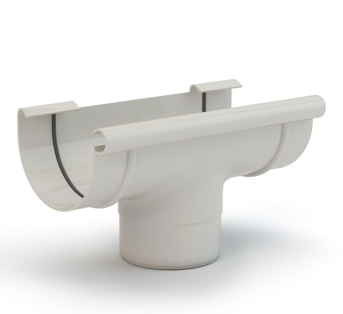 Лійка ринви Gamrat 75/63 мм Білий (312-122-000) - фото 1 Лійка ринви Gamrat 75/63 мм Білий (312-122-000) - фото 1