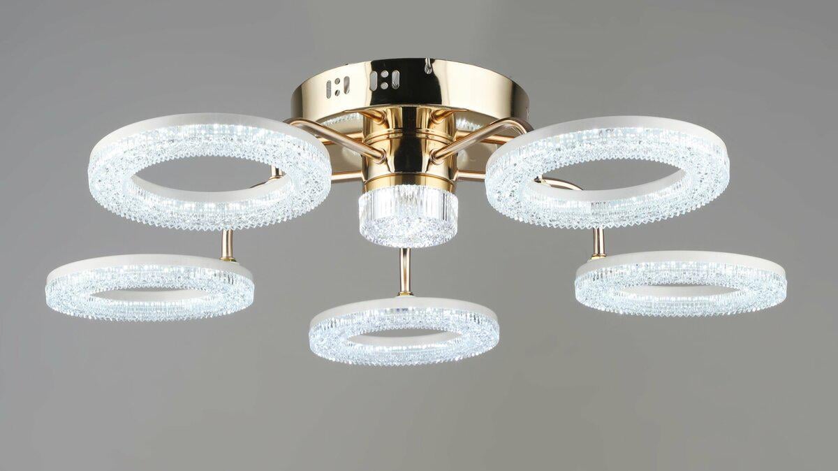 Люстра светодиодная акриловая B YH1191/5/1 FGD/WT (43654) Люстра светодиодная акриловая B YH1191/5/1 FGD/WT (43654)