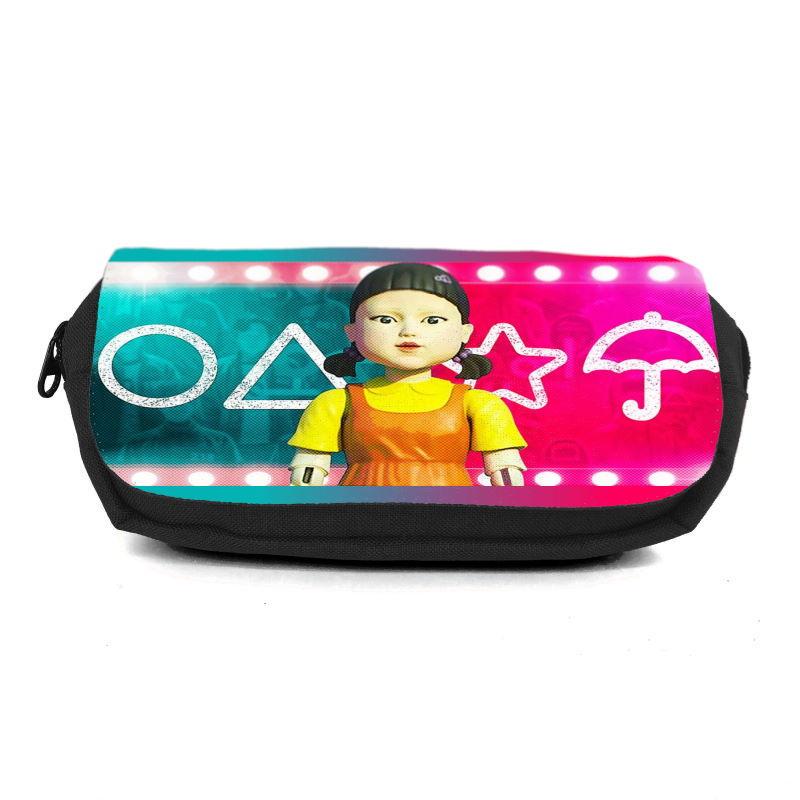 Пенал школьный Игра в Кальмара sqd-0014 Черный (1529788549)