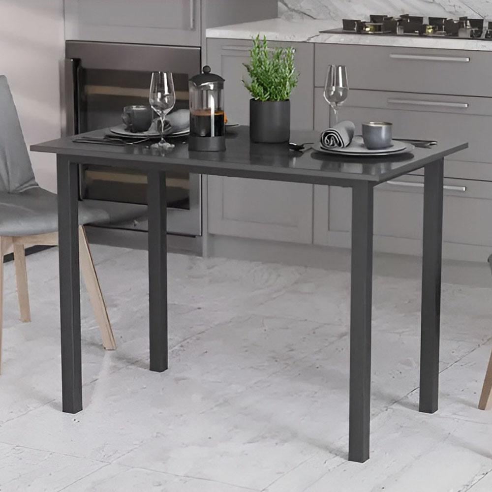 Стол универсальный Ferrum-decor Knap металл/ДСП 16 мм 750x1200x700 мм Черный/Сосная Кембра (FRD-106377)