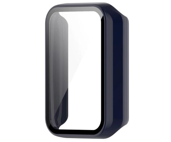Чехол с защитным стеклом Protective Cover with Glass для Xiaomi Smart Band 9 Pro Синий