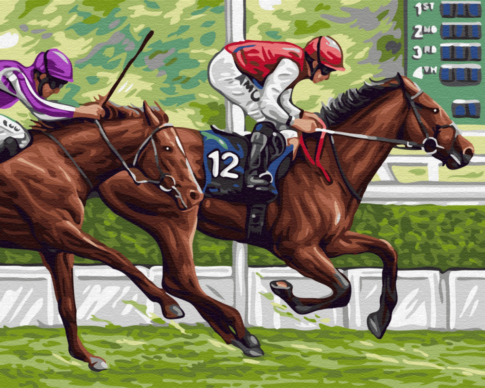 Картина по номерам Brushme Опытный жокей (GX24139)