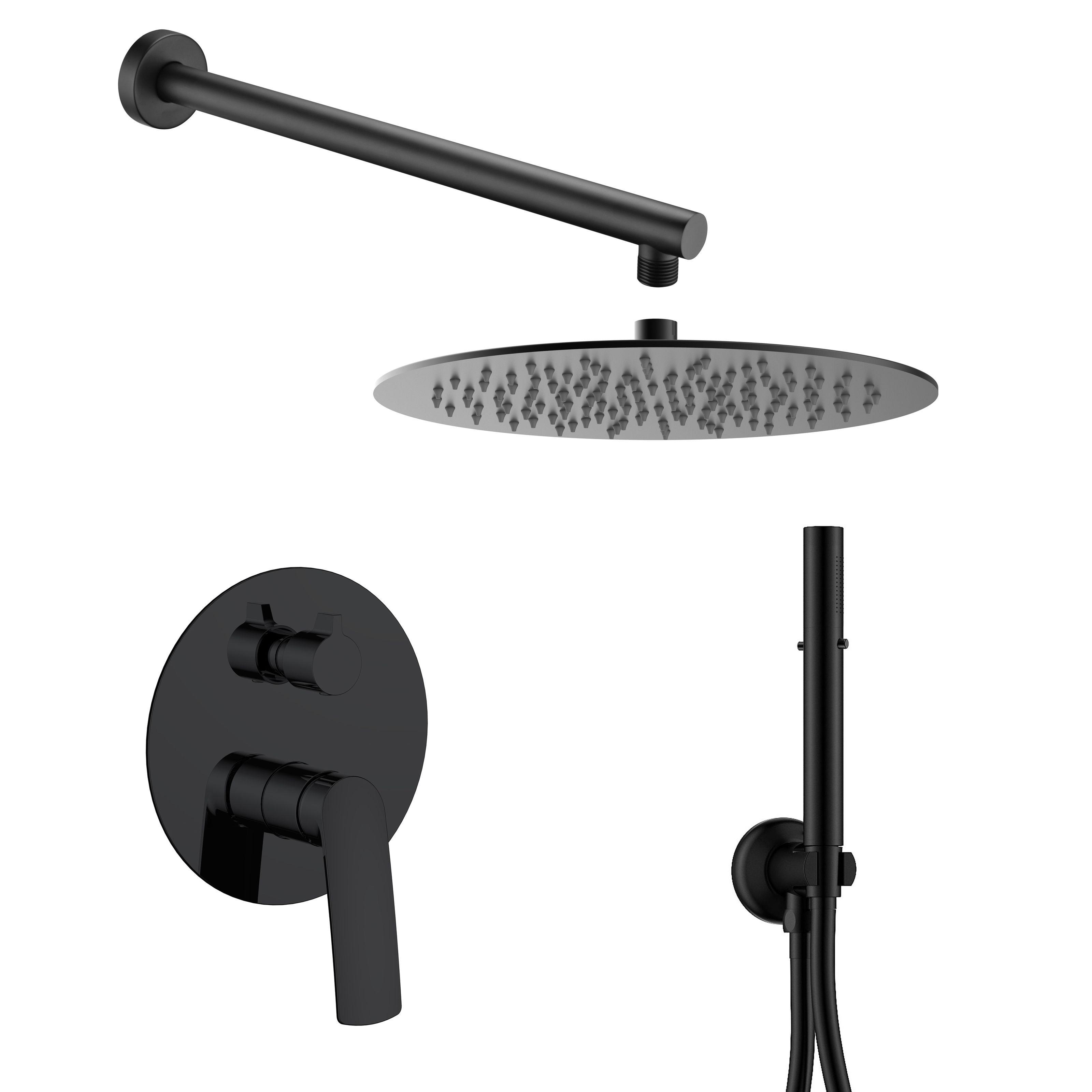 Душевая система скрытого типа VOLLE CANTE SET20220114 Черный (132161)