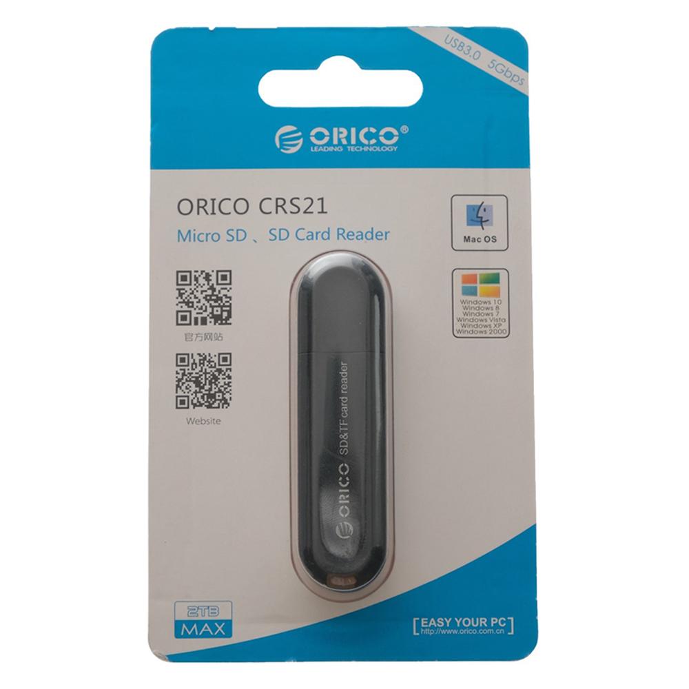 Кардридер Orico CRS21-BK USB 3.0 для карт SD/microSD c поддержкой OTG и карт до 2 ТБ Черный - фото 9