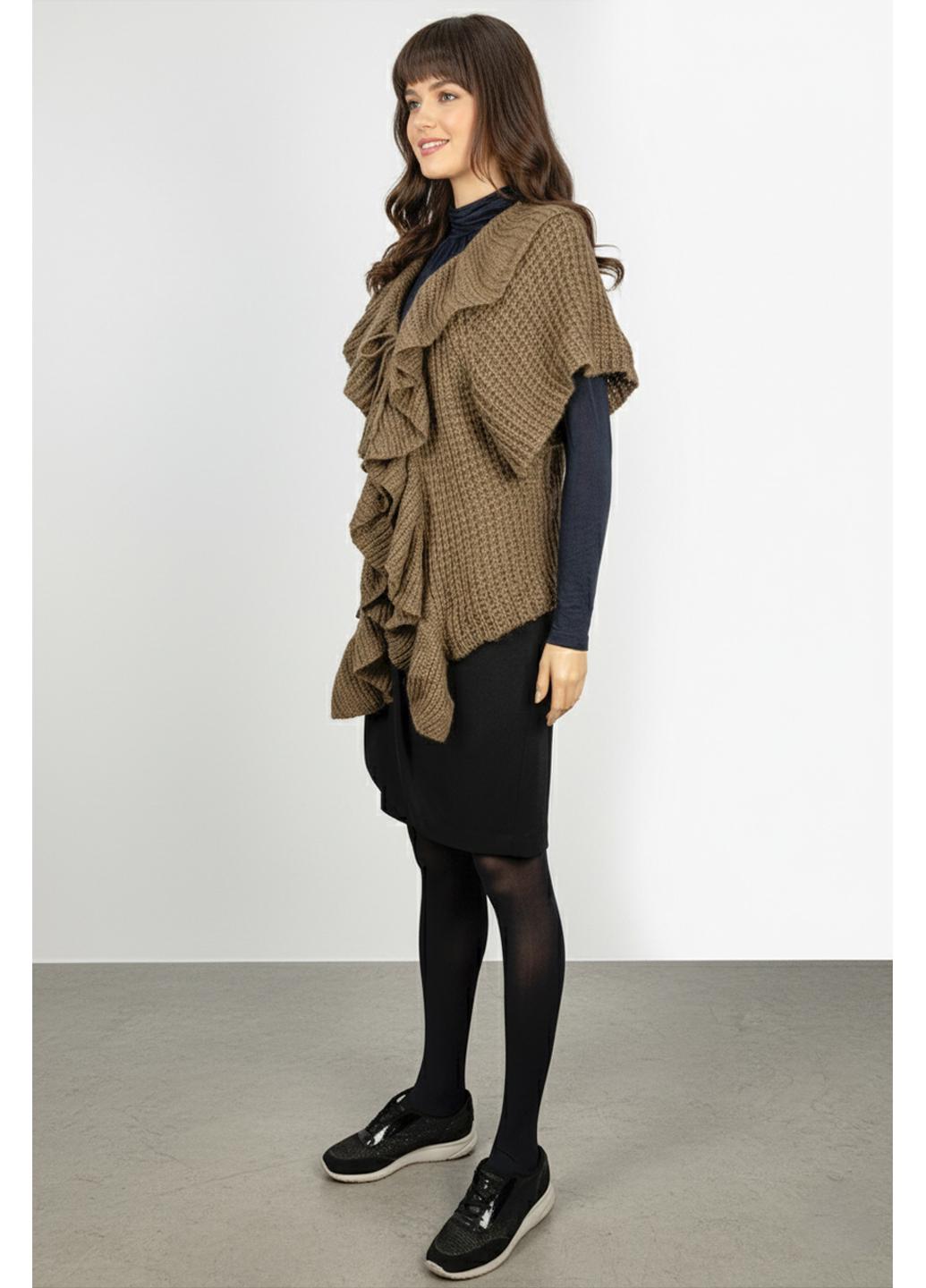 Кардиган жіночий демісезонний Forza Viva SW-2801 р. 48 Бежевий - фото 3 Кардиган жіночий демісезонний Forza Viva SW-2801 р. 48 Бежевий - фото 3