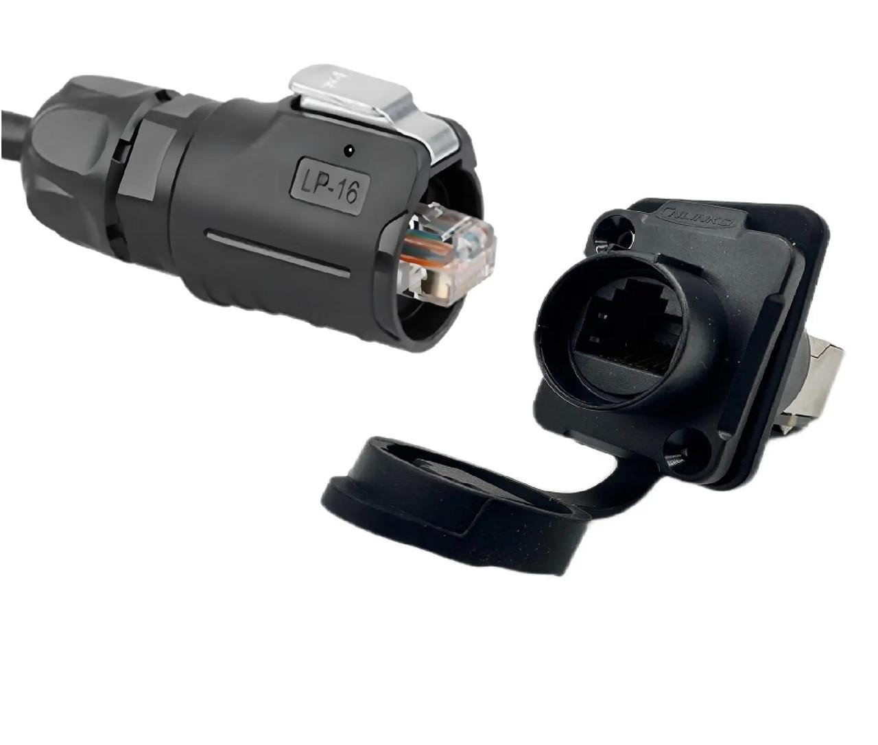 Роз'єм герметичний CNLINKO RJ-45 IP67 комплект LP-16-C/RJ45/015/PE-42-001 LP-16-J/RJ45/113/SX-02-201 (2467678175) Роз'єм герметичний CNLINKO RJ-45 IP67 комплект LP-16-C/RJ45/015/PE-42-001 LP-16-J/RJ45/113/SX-02-201 (2467678175)