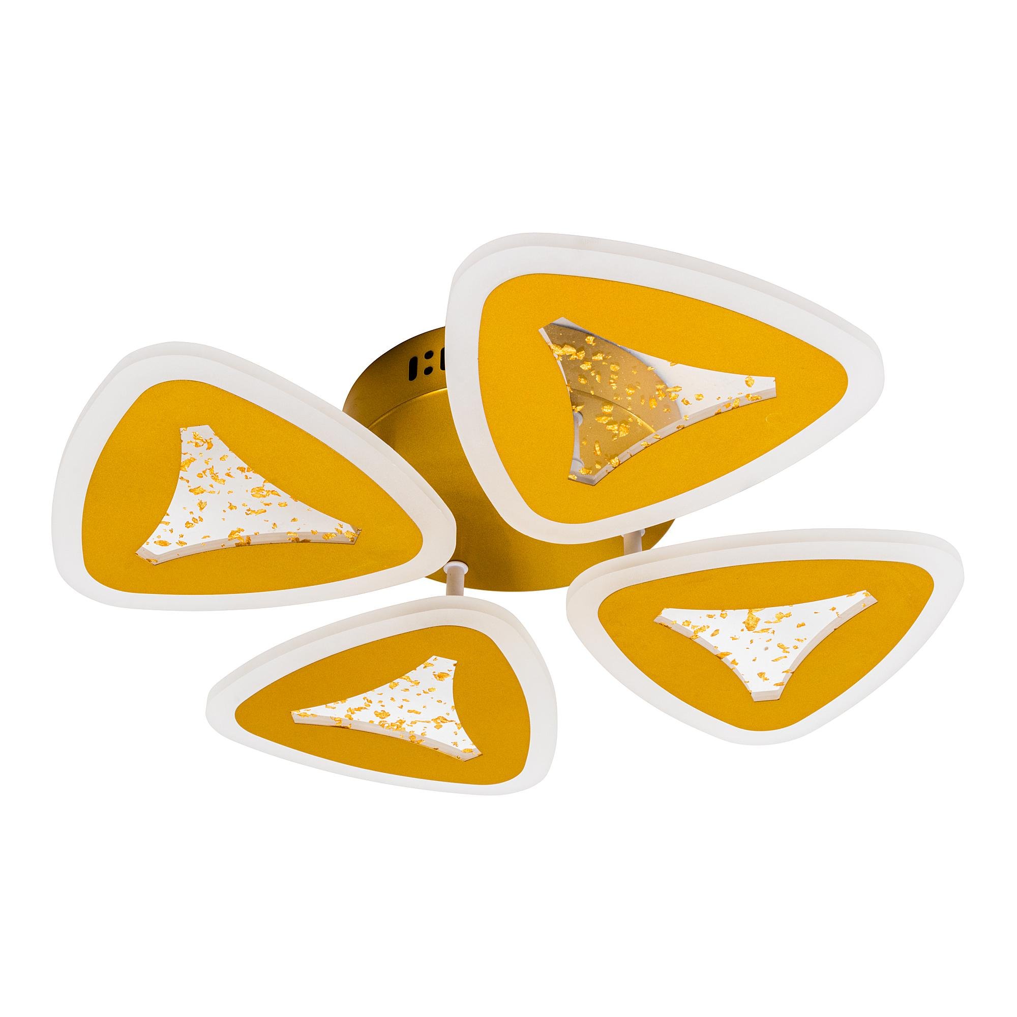 Люстра світлодіодна акрилова Valeso V K39978-4 GD з пультом