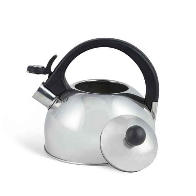 Чайник с свистком для индукционной плиты Edenberg EB-1345 из нержавеющей стали 2 л Черный (2530558925) - фото 2 Чайник с свистком для индукционной плиты Edenberg EB-1345 из нержавеющей стали 2 л Черный (2530558925) - фото 2