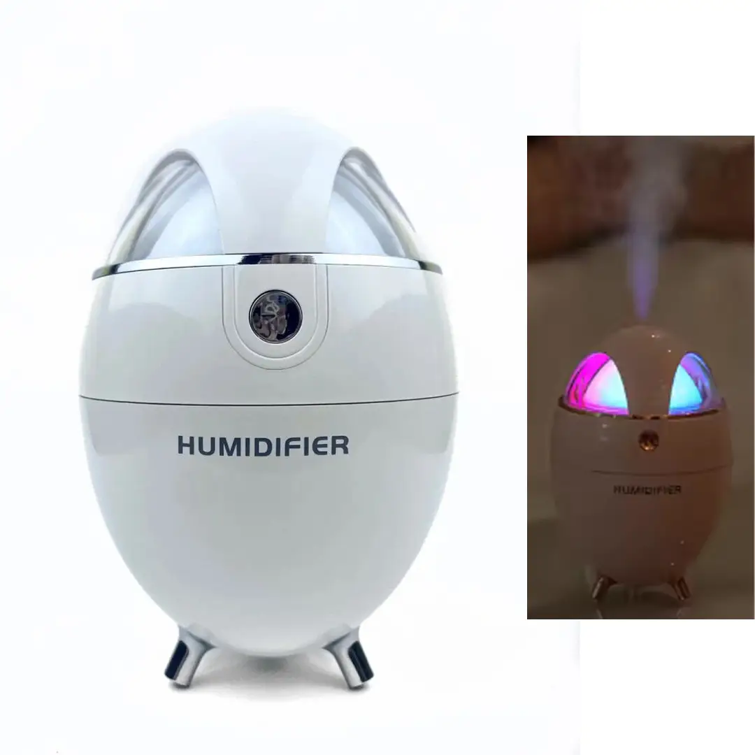 Зволожувач повітря Humidifier 133-Y18 ультразвуковий з підсвічуванням350 мл Білий - фото 2