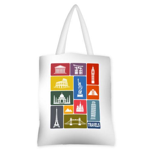 Сумка женская тканевая Presentville Турист (SV TRV004 WH)