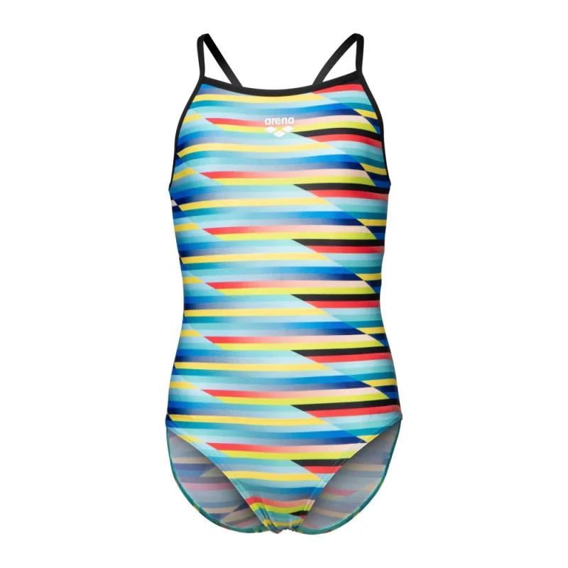 Купальник для дівчаток Arena RACING STRIPE SWIMSUIT LIGHTDR Діт 164 см Різнокольоровий (009006-550 164 см)