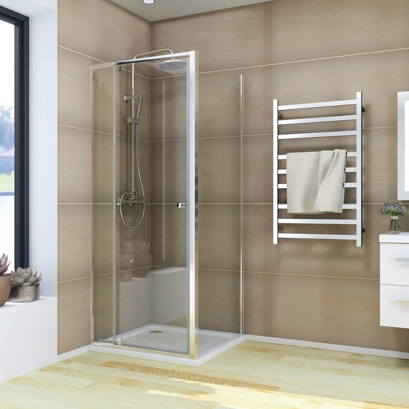 Душевая кабина без поддона KOER SR SC05-90x90x195-TR-01 прозрачное стекло Easy Clean 6 мм Хром (KR5363) - фото 6 Душевая кабина без поддона KOER SR SC05-90x90x195-TR-01 прозрачное стекло Easy Clean 6 мм Хром (KR5363) - фото 6