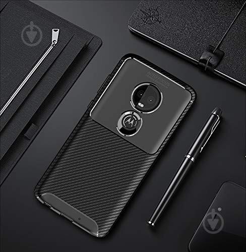 Чохол Carbon Case Motorola G7 Play Чорний (hub_JwyF73553) - фото 2