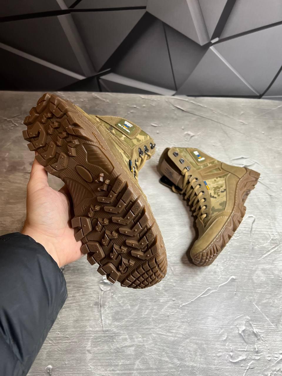 Берці чоловічі демісезонні з дихаючою сіткою р. 46 Койот - фото 5