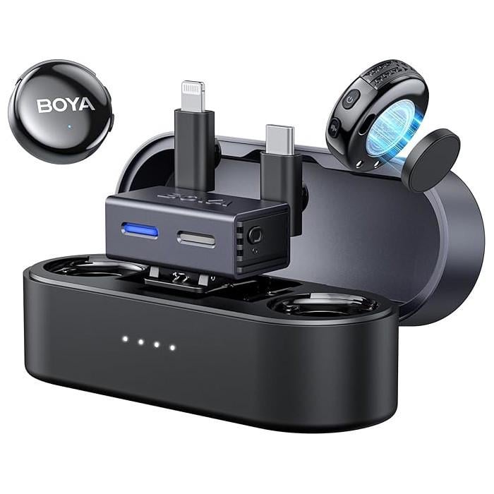 Мікрофон з ШІ Boya BoyaLINK 3-01 Type-C Lightning в кейсі (2832732728)