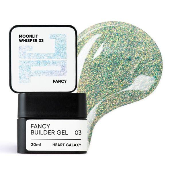 Білдер-гель Jerden Proff Fancy Builder Gel для нарощування та моделювання з ефектом хамелеона 20 мл 03 Moonlit Whisper (4823085630674)