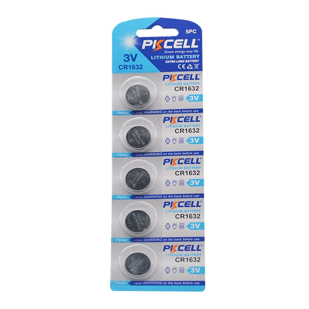 Набор батареек литиевых PKCELL CR1632 5 шт. (26025876)